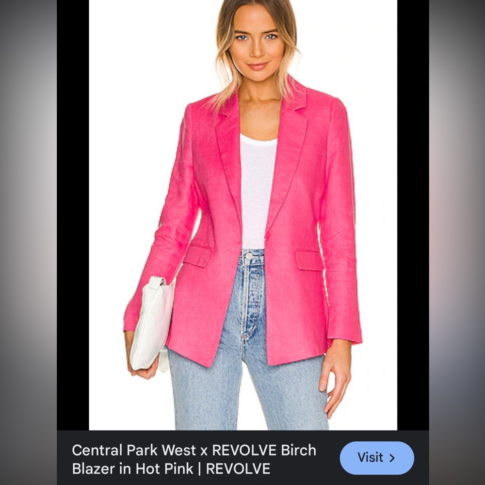 Central Park West Birch Pink Blazer medium